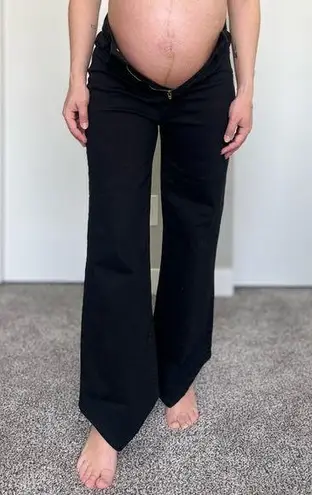 Mother The Dagger Flood Wide Leg Jeans