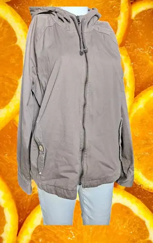 Cabela's Hooded Jacket Full Zip Lightweight Casual Activewear Coat L