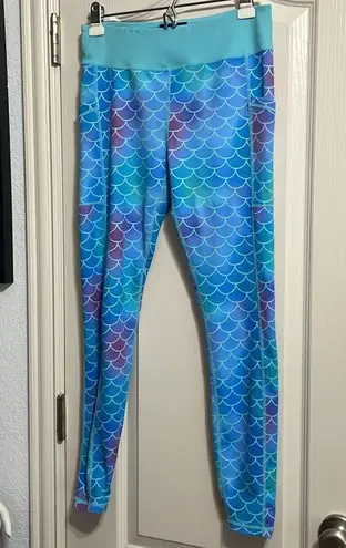 💙Constantly Varied Gear (CVG) Mermaid Leggings Size M