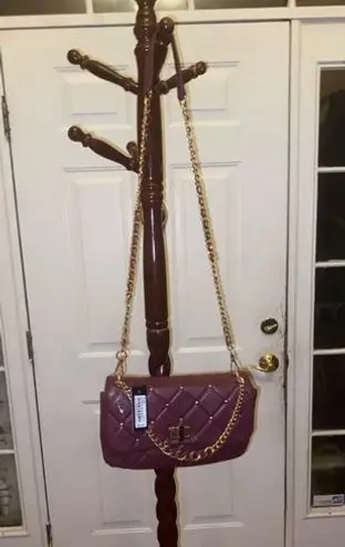 Badgley Mischka Women's Burgundy Crossbody Bag One Size