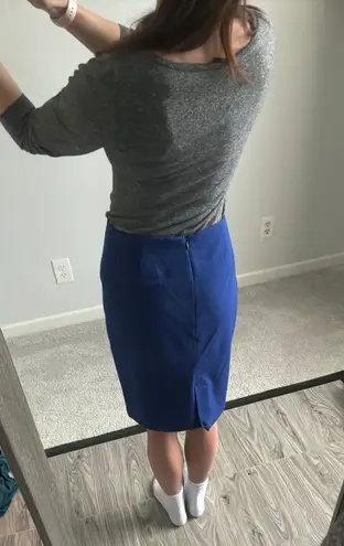 New York & Co. Blue Pencil Skirt