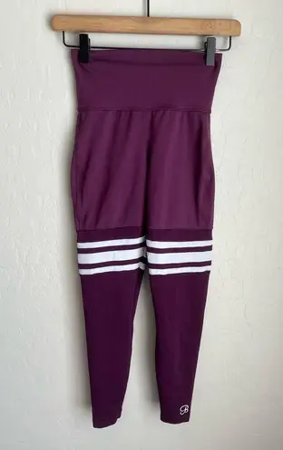 Bombshell sportswear  Perform Thigh High Sock Leggings Burgundy