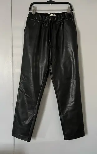 Abercrombie & Fitch  Black Faux Leather Pants - Image 1