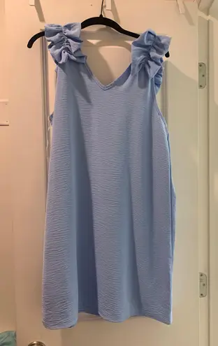 Boutique baby blue dress