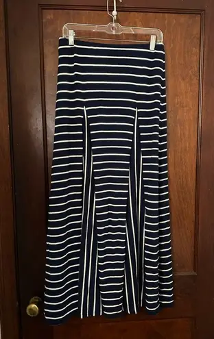 Ralph Lauren NWT  Striped Pleated Maxi Skirt Size Small