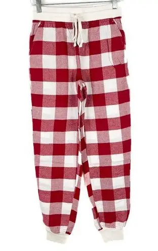 American Eagle NWT  Buffalo Check Flannel Jogger PJ Pant Bottoms Size XXS NEW