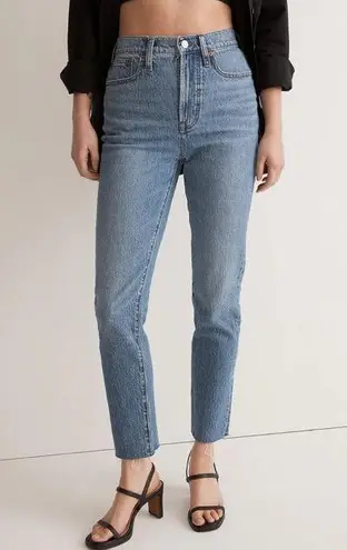 Madewell New  The Perfect Vintage Jean in Earlside Wash Raw-Hem NH625 Size 25