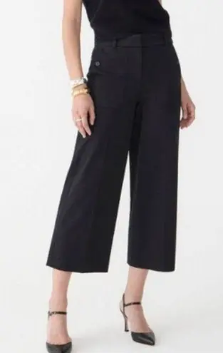 J.Crew Sydney black wide leg crop jeans size 4tall