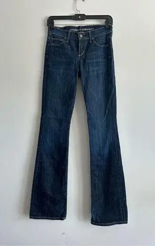 Citizens of Humanity  kelly low rise bootcut leg denim jeans dark wash size 24