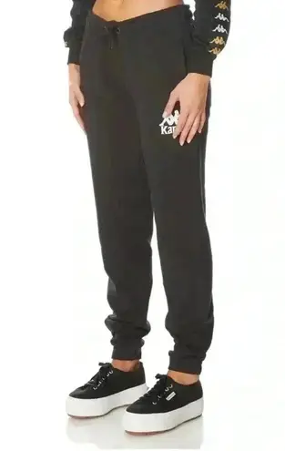 Kappa NWT Authentic Ambalavao Sweatpants Jogger French Terry Black Sz XL