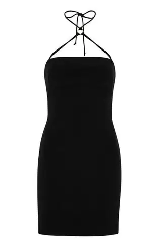 Bec & Bridge Adele Stretch-Crepe Halterneck Mini Bodycon Dress Black Women's 2