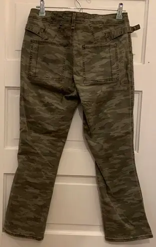 Anthropologie Camo Green Jeans