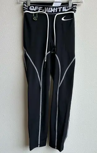 Off-White NWT Nike X  Pro NRG Women’s Sports Leggings Set Black White Size XS