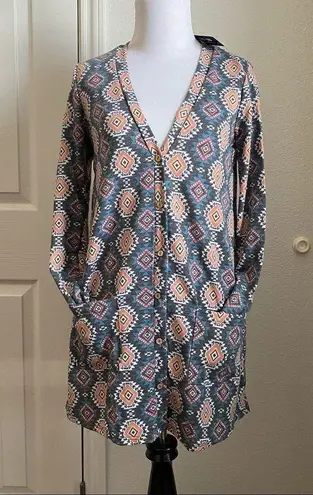 Agnes & Dora NWT Essential Cardigan | Fall Ikat