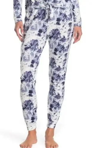 NEW Kikit Blue Tie Dye Joggers Lounge Pajama Pants Large Athleisure Loungewear