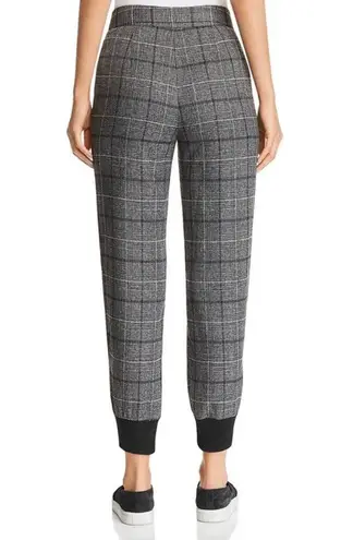 Marled x Olivia Culpo Plaid Side Slit Joggers Black Size XS