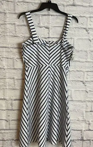 Draper James RSVP NWT Contemporary Navy Striped Dress Size Medium