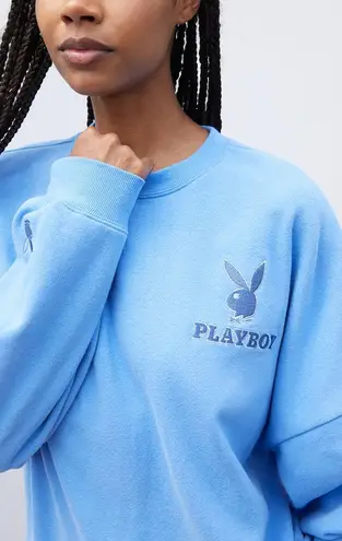 Light Blue Pacsun Playboy Sweatshirt