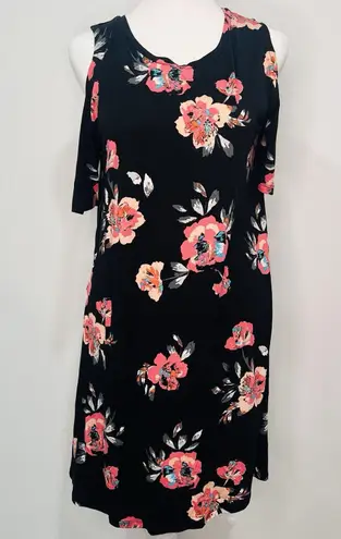 Arizona Black And Pink XL Floral Dress