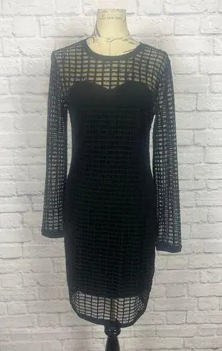 K. Jordan Black Fitted Cocktail Dress