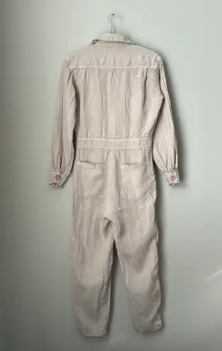 Mate the Label Linen Long Sleeve Jumpsuit