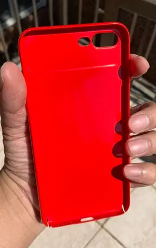 iPhone 8Plus 7Plus Fashion Drop Protection Hard Case Hot Red