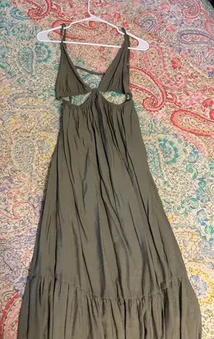 Boutique green maxi dress