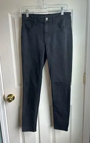 American Eagle AE Black High Rise Jeggings- 10 R