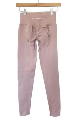 Ryderwear Tan Scrunch Butt Leggings Sz S