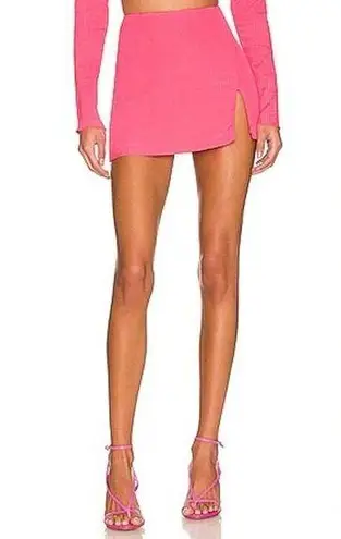 Amanda Uprichard  Dale Hot Pink Slit Mini Skort Size XL