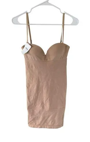 Wolford NEW Nude Shapewear Slip Dress B Cup Tan Size M