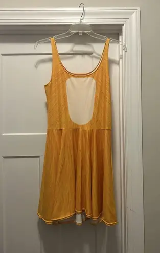 Yellow Mini Tank Dress Juniors Large Costume Cat Tiger Bear Stretchy Animal Size undefined