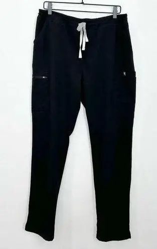 FIGS Yola Skinny Scrub Pants Black Large Tall