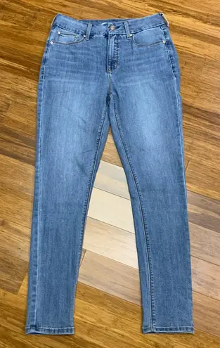 Seven7 Seven 7 Women's Size 8 Oxford Wash High Rise TummyLess Skinny Jeans Casual Blue