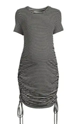 3 Pack Destination Maternity Ruched Bodycon Short Sleeves Dress Size Large Black