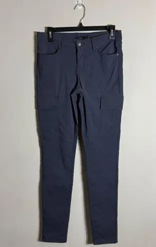 prAna Meme Cargo Printed Skinny Leg Pants Women's 6 Gray Hiking Outdoor NWOT