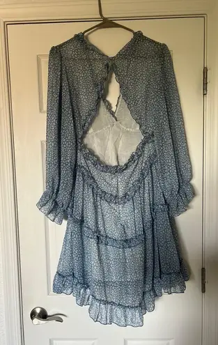 Flowy Dress Blue Size L