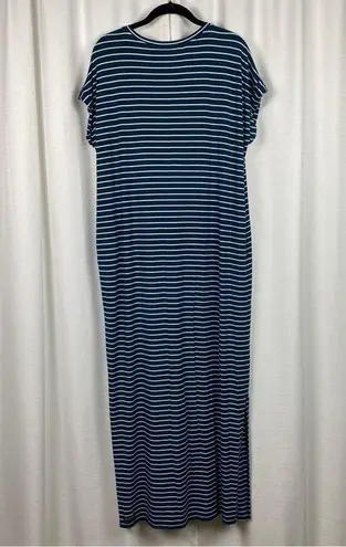 Matilda Jane Blue Stripe Set Sail Maxi Dress Sz.M