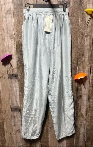 Victoria Jones Sport Vintage Deadstock Blue Silk Pants NWT