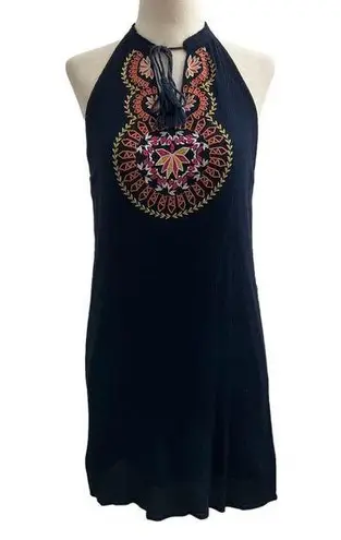 THML Blue Bohemian Short/Mini Dress Size S (37-58)