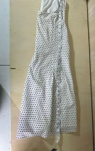 Eshakti Polka Dot Sleeveless Dress