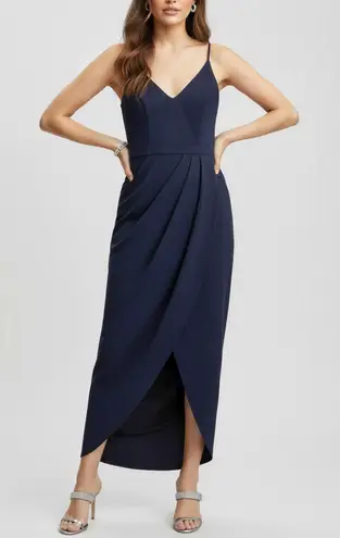 BHLDN Caron Lyra Bridesmaid Wedding Guest Dress, Midnight/Navy, 6 (US)