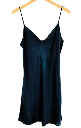 NEW/NWT Wilfred Only Total Eclipse Navy Blue Slip Dress Size Large Aritzia