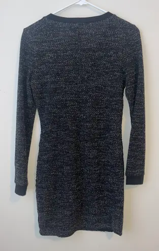 Trixxi Dark Gray Sweater Dress