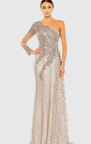 Mac Duggal - Embellished One Shoulder A Line Gown Size 10