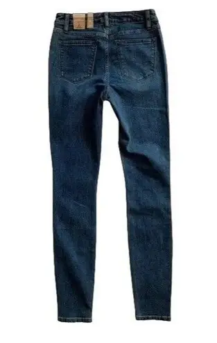 prAna NWT  Sienna Skinny Cotton Stretch Jean Mid Rise 4 / 27 Tall True Blue #1907