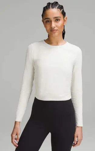 Lululemon  All It Takes Ribbed Nulu Long-Sleeve Shirt In Bone - Image 1