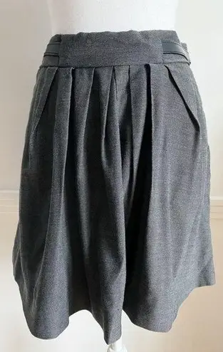 The Kooples • Grey Plated Belted Mini Skirt