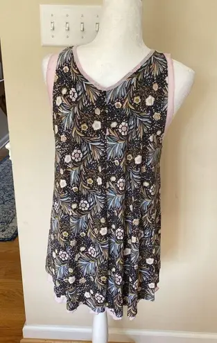 Grace & Lace Tiered Mesh Boho Floral Top Size Medium