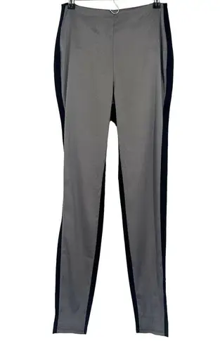 Lysse Sophie Satin & Ponte Knit Control Top Leggings Gray Black Size S